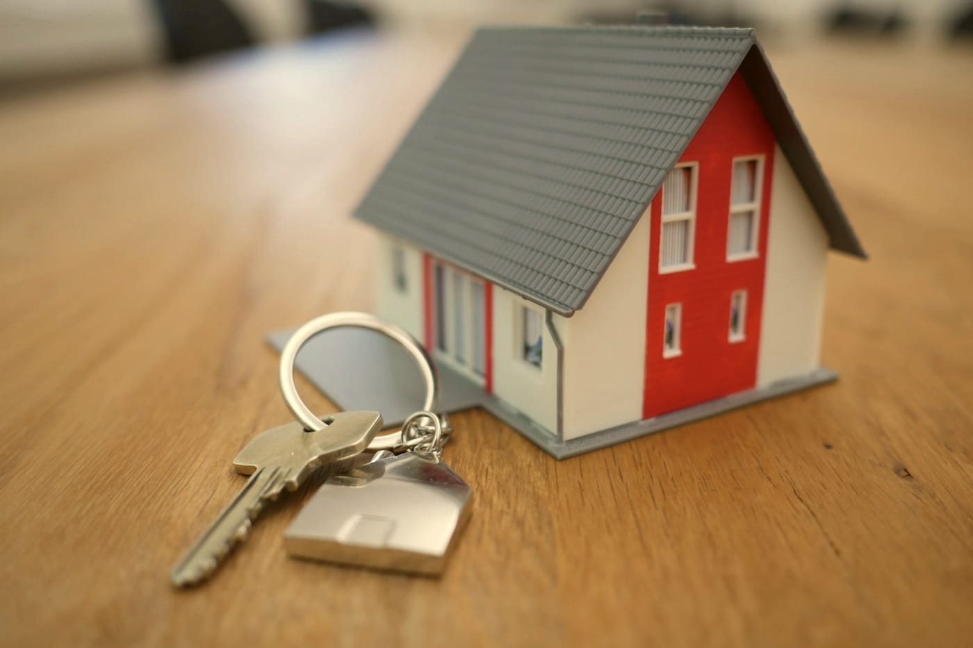 A set of house keys handed over at the close of a property purchase
